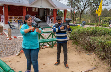 Paintball shooting