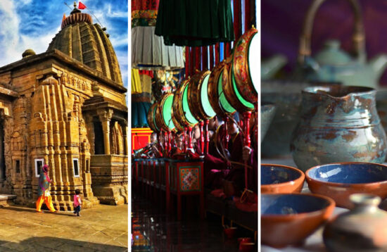 Trips around Palampur including Andretta Pottery, Baijnath Temple, Tashi Jong Monastery
