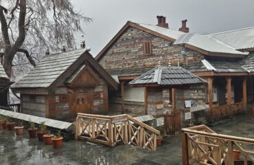 Naggar Castle in Rainy Day