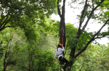 zipline at Himalayan Adrenaline