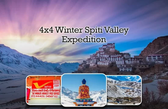 4x4 Winter Spiti Expedition | Best Spiti Winter Group Tour from Delhi